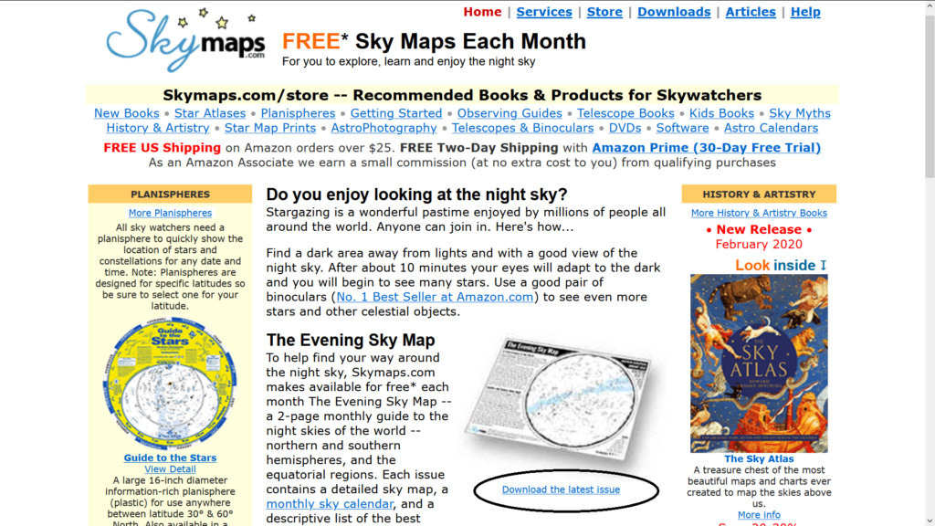 Skymaps Home Page
