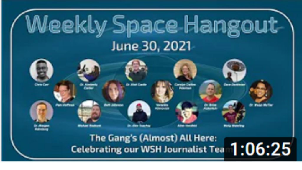 Weekly Space Hangout June 30, 2021