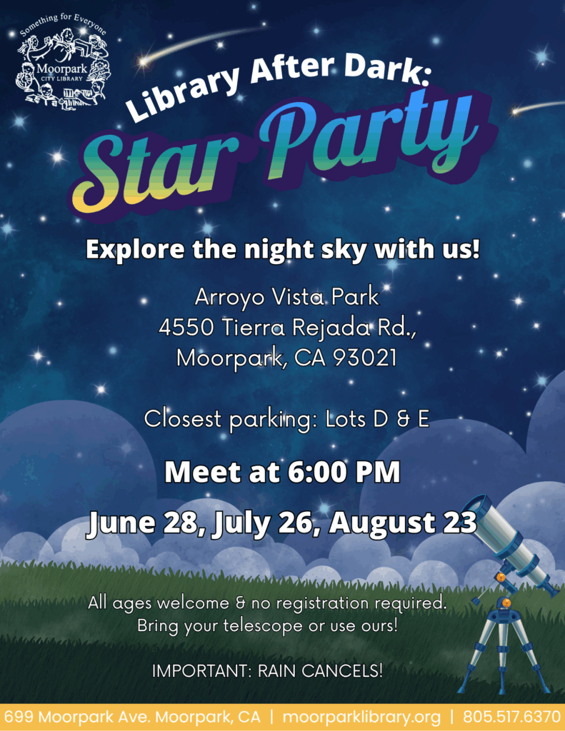 Local Star Party: Library After Dark